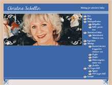 Tablet Screenshot of christinaschollin.com